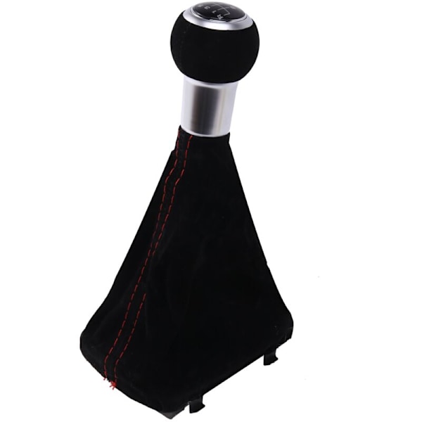 6 Speed ​​12Mm Car Gear Shift Knob Stick Handle Gaiter Boot Cover Case Red Dot For- A3 S3 1996-2003