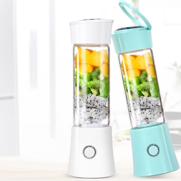 480 ml bärbar USB-laddningsbar frukt skakningskopp hem snabb juicepress multifunktionell mini bärbar juicepress för hem och resor-B