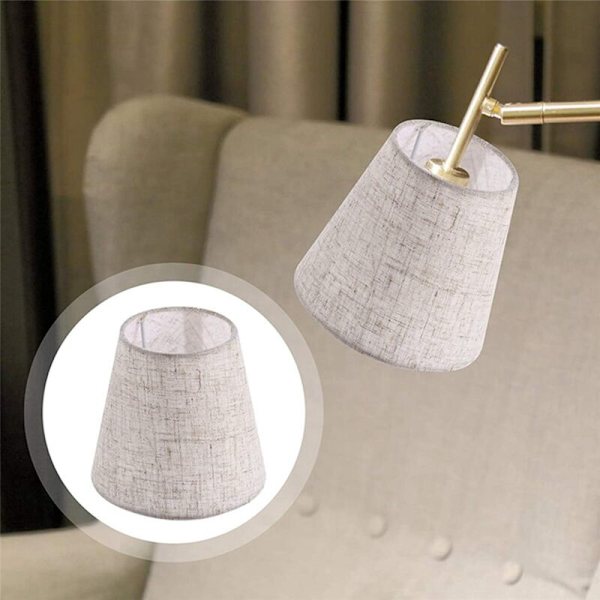 4X Tyglampskärm Lampöverdrag Chandelier Dammskydd Tillbehör för Bord- och Golvlampa
