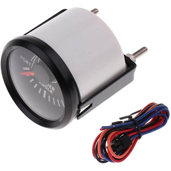 Rorvinkelindikator med måler/sensor bådror 52 mm 12V 24V