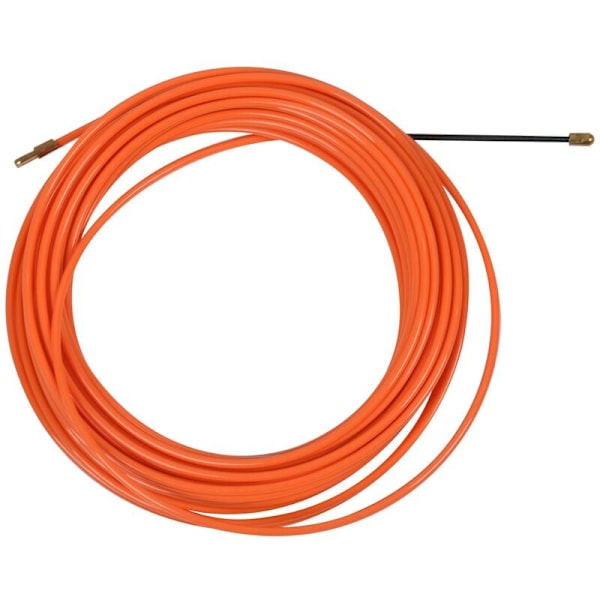 4Mm 15 Meters Orange Nylon Guide Electric Cable Push Pullers Duct Snake Rodder Fish Tape Wire