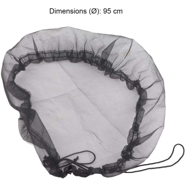Set med 2 nätformiga skyddande överdrag för regntunnor - Diameter: 32,67 tum - Justerbar - För vattenuppsamlare - Regnsamlingshink