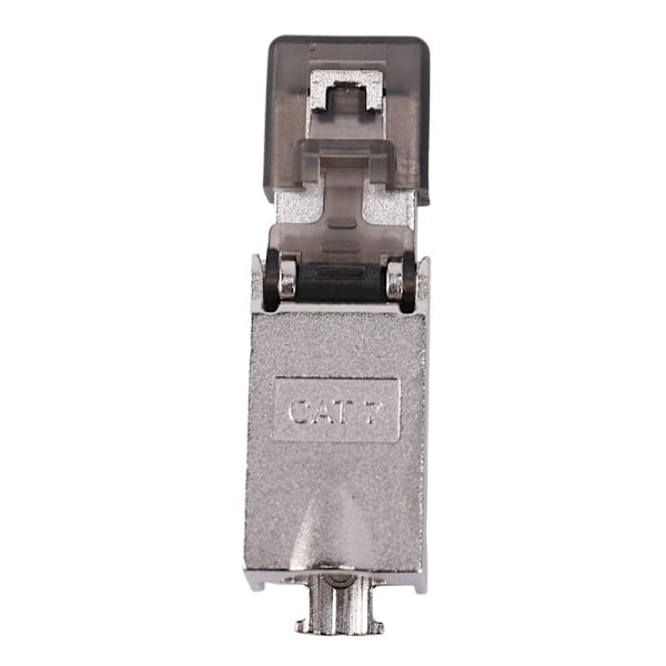 10 stk RJ45 skjermet verktøyfri Cat 7 termineringsplugg Cat7 plugg/Cat7 kontakt modulære kontakter 23/24AWG-grå