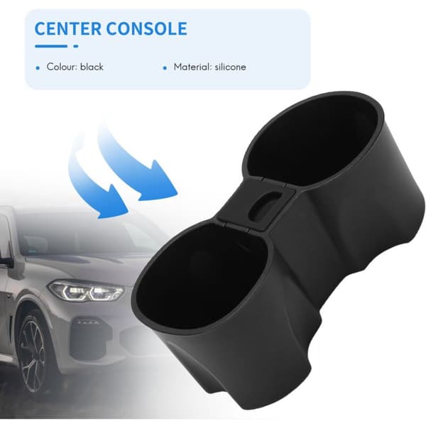 for Model 3 Y 2021 Midtkonsoll Koppholder Innlegg Interiør Tilbehør Bil Interiør Kaffe Kopp