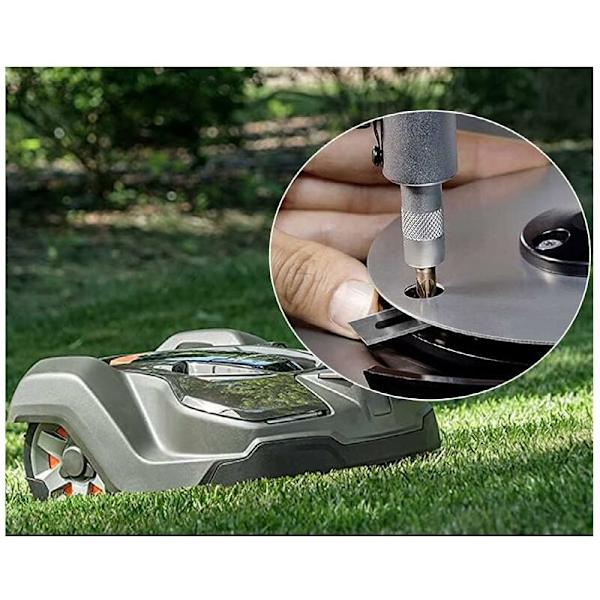 Sett med 30 reservekniver for Husqvarna robotgressklipper - Universelle titankniver