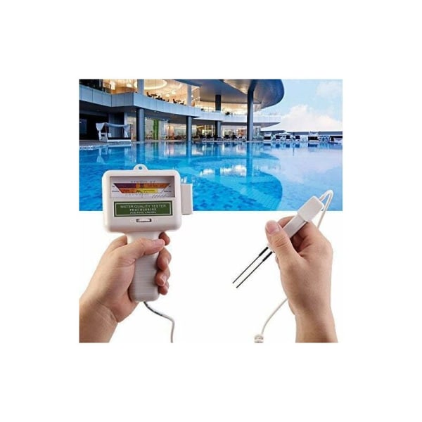 PH Automatisk Klor Tester PH Meter Digital Vannanalysator Spesielt for Svømmebasseng Spa Akvarium