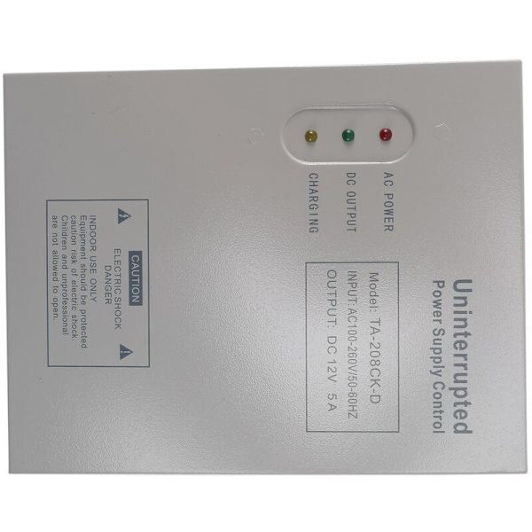 208CK-D AC 110-240V DC 12V/5A Dør Adgangskontrol System Strømforsyning Enkelt Switch UPS Strømforsyning