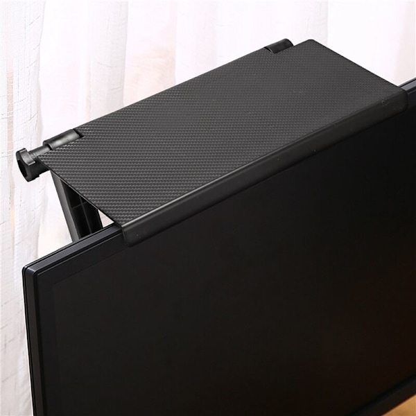 1 stk Skærmoverdelshylde Skærm Computer Stativ Bordstativ TV Stativ Display Hylde Opbevaringsskab