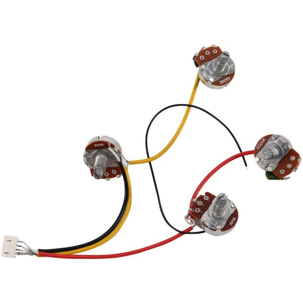 Lp Elektrisk Gitarr Pickups Koppling Krets 2T2V 500K Potentiometrar 3 Växelswitch för Gitarr Stil