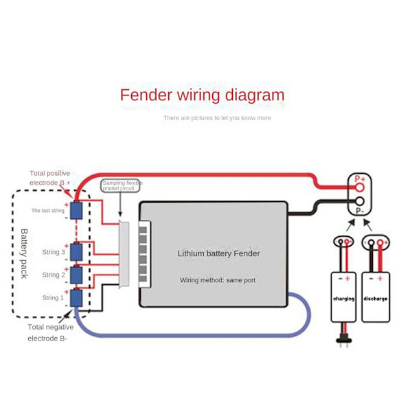 -729C 4S 10A Ternary Lithium Battery Protection Board Charge and Discharge 10A Temperature Control for Power Tools
