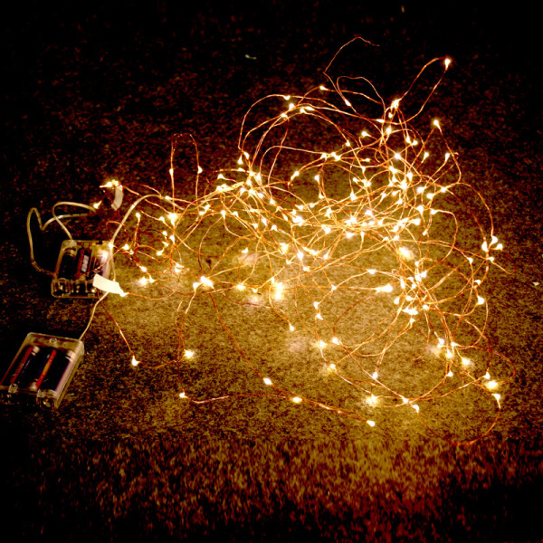 Fairy Lights Batteridrevne strenglys LED Mason Jar Lights Vanntette Silver Wire Lights Firefly DIY Party Bryllup Jul Valentinsdag De