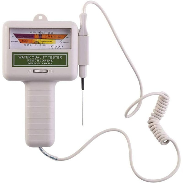 Vandkvalitetstester, elektronisk PH-meter tester bærbar klormåler Høj nøjagtighed PH-meter til drikkevand, hydroponics, akvarier, drikke