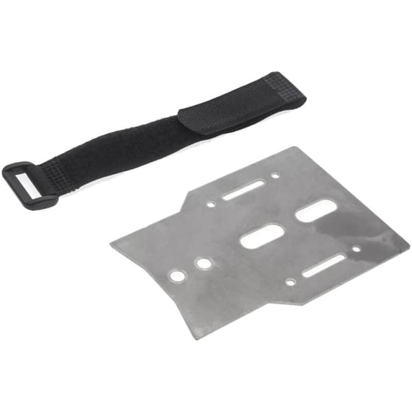 Rustfrit Chassis Rustning Aksel Skid Plate til 1/10 RC Crawler TRX4 -4 Opgraderingsdel