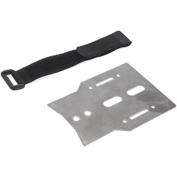 Rustfritt stål chassis rustning aksel skid plate for 1/10 RC Crawler TRX4 -4 oppgraderingsdel