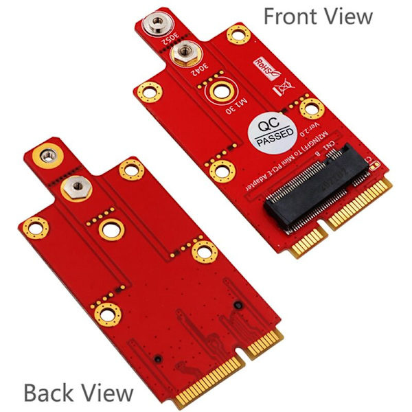 M.2 Key B - Mini PCIE PCI-E -sovitinkortti 3G/4G/5G -moduulille, jossa ruuvimeisseliruuvit