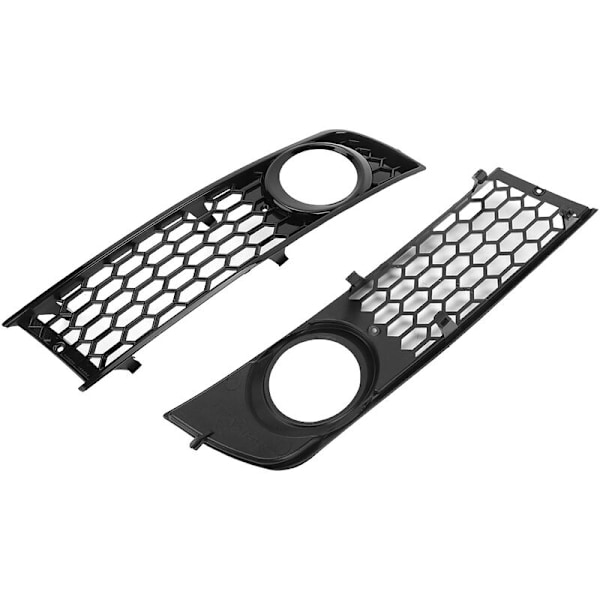 2 st. Bil Front Bumper Dimljus Galler Låg Sida Dimljus Galler för Audi A4 B6 2002-2005