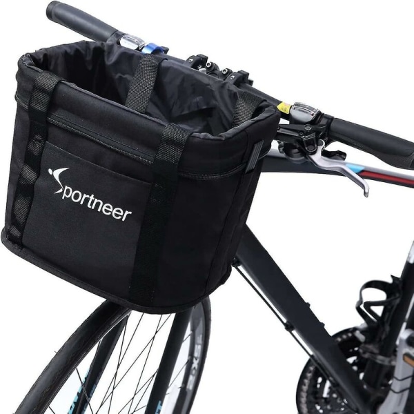 Bike Basket for Front Handlebar - Quick Release Bike Basket, Versatile, Removable, Small Pet, Easy to Install Bike Basket