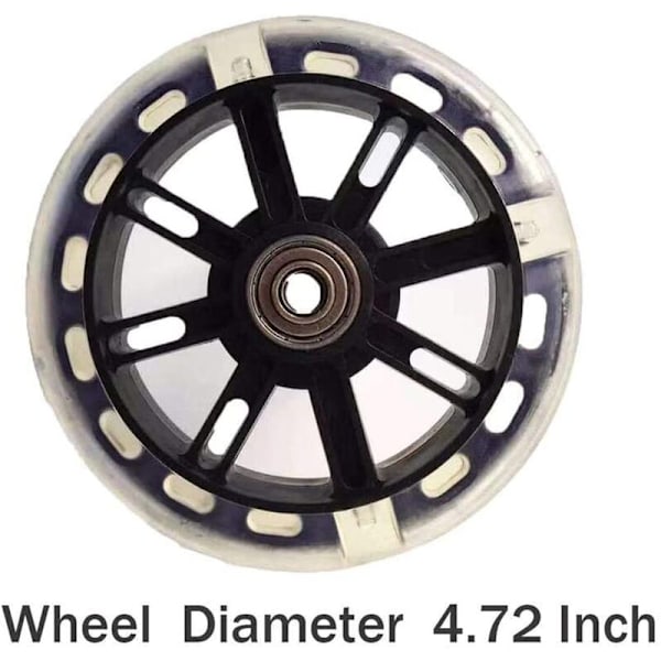 Träninghjul Flash Mute Hjul Stabilisatorfäste Kit Kompatibel för 12 14 16 18 20 Tums Cyklar, Svart