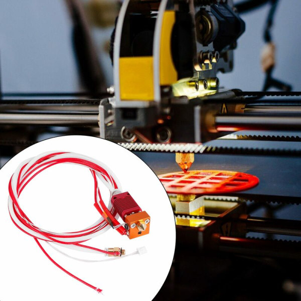 3D-skrivar Mk8 Hotend-kit med extruder-utskriftshuvud monterat extruder-hotend-kit för 3 3 Pro