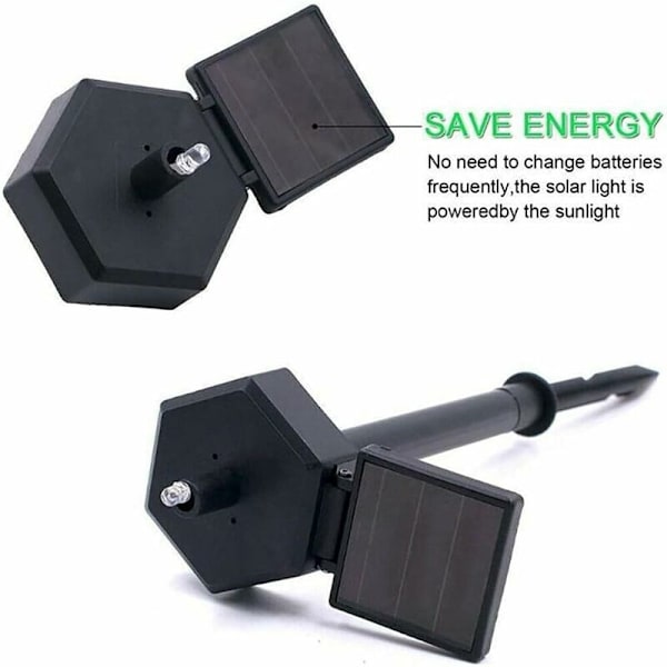 Solcelled Papegøye Hage Lys LED Utendørs Plen Ornament Strømdrevet Hage Fugl Form Belysning Vanntett Nyhet Lampe Dyr Form Lampe (rød)
