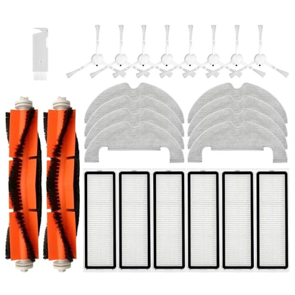 For Bot D10 plus RLS3D Robotstøvsuger Hepa Filter Mop Hovedsidebørste Reservedeler