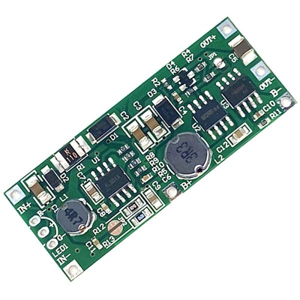 DC UPS Avbrottsmodul 3.7V Litiumbatteri Laddning och Urladdning Boost Modul 9V Nedbrytnings Boost Modul