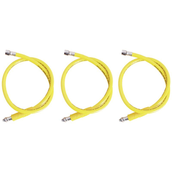 3X Dykke Regulator Medium Trykk Slange BCD for Puste 2. Måler