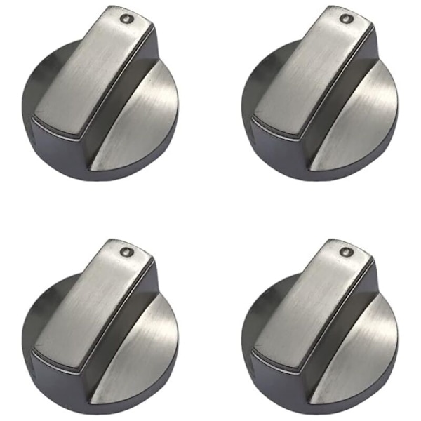 4 stk Universelle Gasskomfyr-Knapper Metall Gasskomfyr-Knapp 6mm