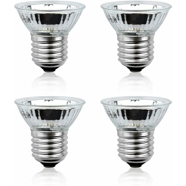 4-pack E26/E27 50W Dimbar 220V UVA+UVB Sollampa 2700K Värmelampor 4-pack