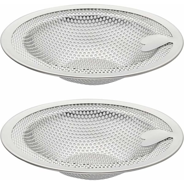 2 st hjärtformade kökshossilfilter, rostfritt stål diskhossilfilter, diskhossil, kökshossilpropp, avloppssilfilter, diskhossilkorg