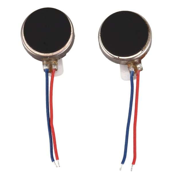 5 st DC3V/0. 1A 1.5V / 0.05A 10 x 2.7mm mini vibrationsmotor Silver