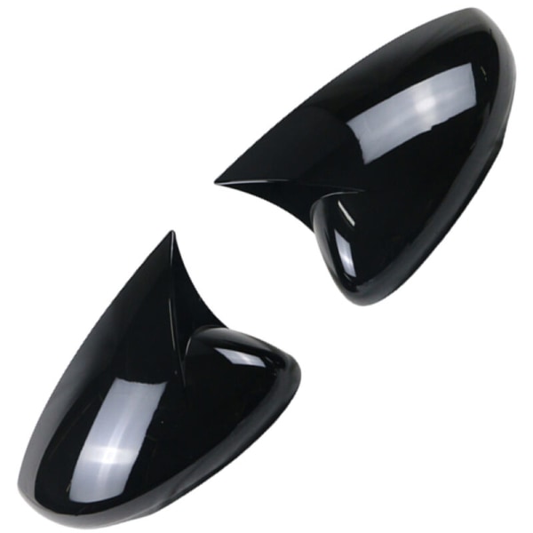 Car Gloss Black Ox Horn Side Rearview Mirror Caps Door Mirror Rear Shell til Mach-E 2021 2022