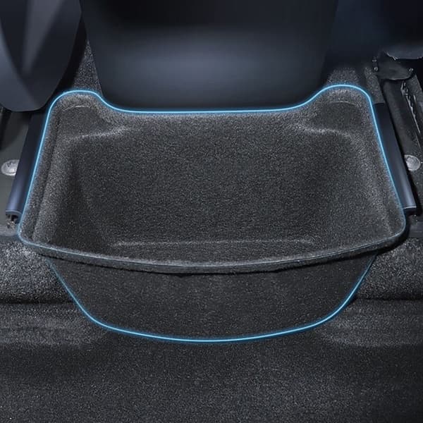 Opbevaringsboks under sædet til Tesla Model Y 2021