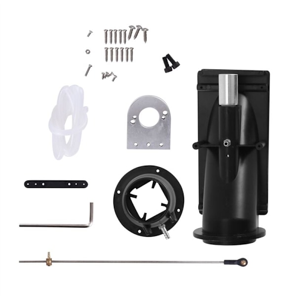 40 mm vannspraydyse med 3-bladet propell, passer til 775 motor for RC jetbåt, svart