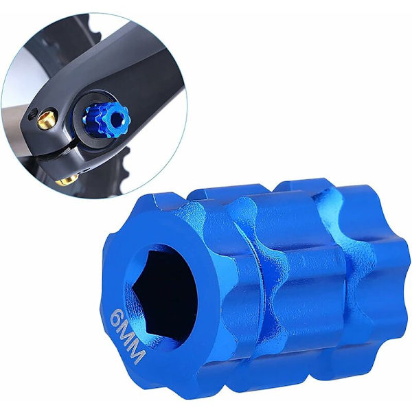 Hollowtech-avain, polkupyörän kampiakselin irrotustyökalu, maantiepyörän kampiakselin korjaustyökalu, HollowTech-korjaustyökalujen korvaaminen R（6mm）