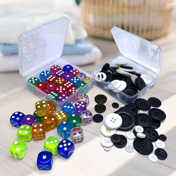 24 stk. serie mini plast opbevaringsbeholder æske, 3,3x3,3 tom hængslet æske, til smykker, hardware, spilbrikker, håndværk