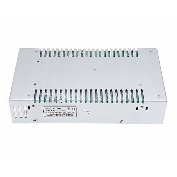 AC 110V/220V til DC 24V 20A 480W Spenningstransformator Strømforsyning Bryter for LED-stripe