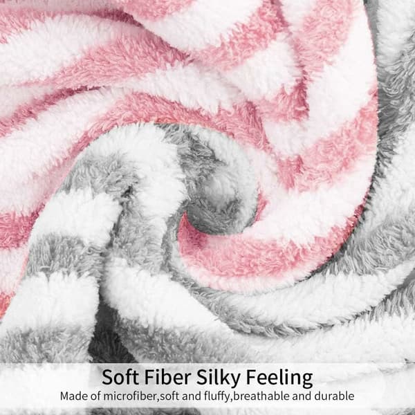 2 stk. Mikrofiber Hår Tørring Hætte til Kvinder Super Absorberende Hurtig Tørrende Turban til Bad Bruser