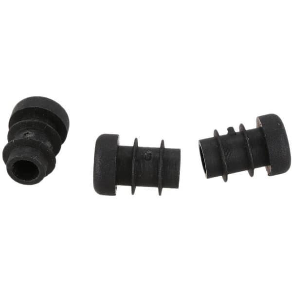 12 stk. Plast 12 mm Rør Endestykker Prop Rørindsats Prop Rund Sort