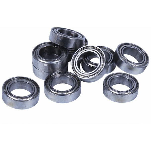 10 st Miniatyr Förseglade Metallskyddade Metriska Lager En Kulla Modell: MR106-ZZ 6X10X3 Mm