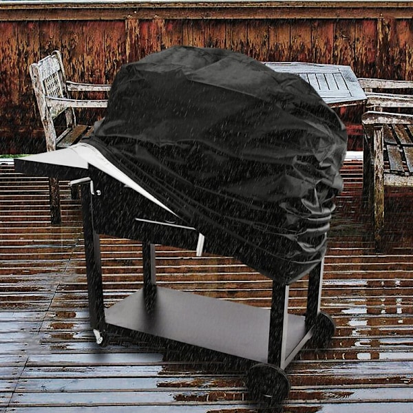 Vattentätt svart grillöverdrag 145 x 61 x 117 cm
