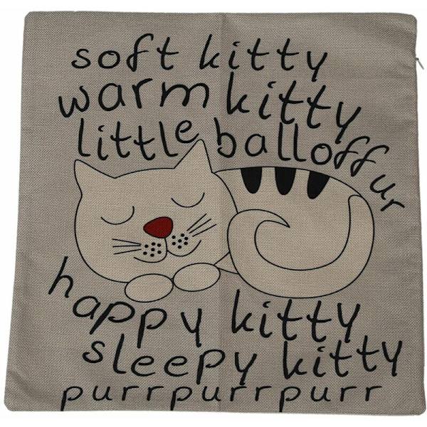 Putetrekk for katt, putetrekk for sofa, putetrekk for hjemmedekor, ny gave
