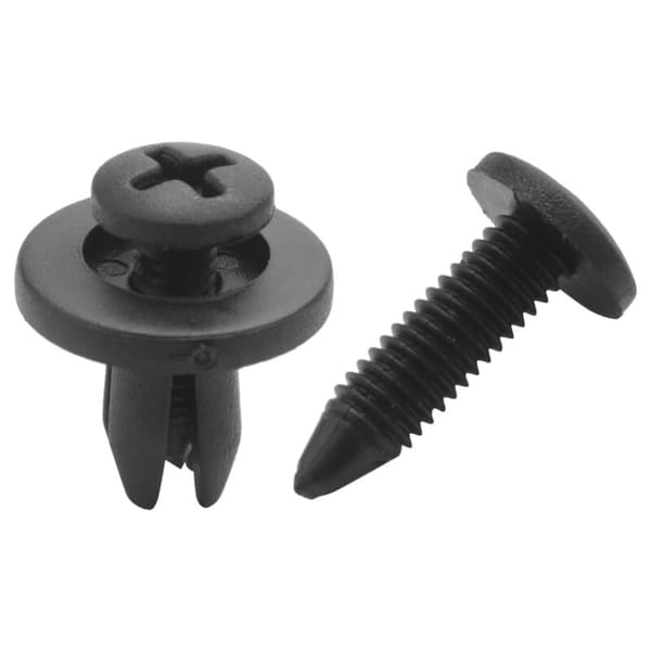 150 stk 6mm plast trykknapper støtfangerpinne klips