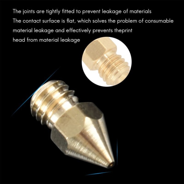 20 kpl suutinputken päätä Mk8 suutin 0,4 mm Mk8 3D-tulostin Cr10:lle