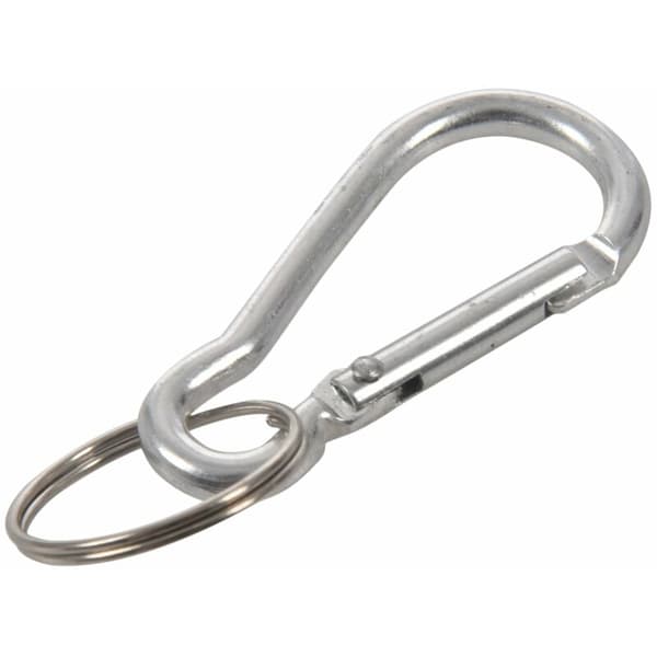 10 st Metallfjäder Dörr Karabinhake Nyckelring