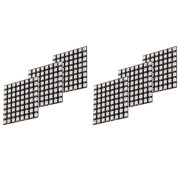 6 x U Matrix Panel 64 LED-modul CJMCU-8X8 Kompatibel med för och