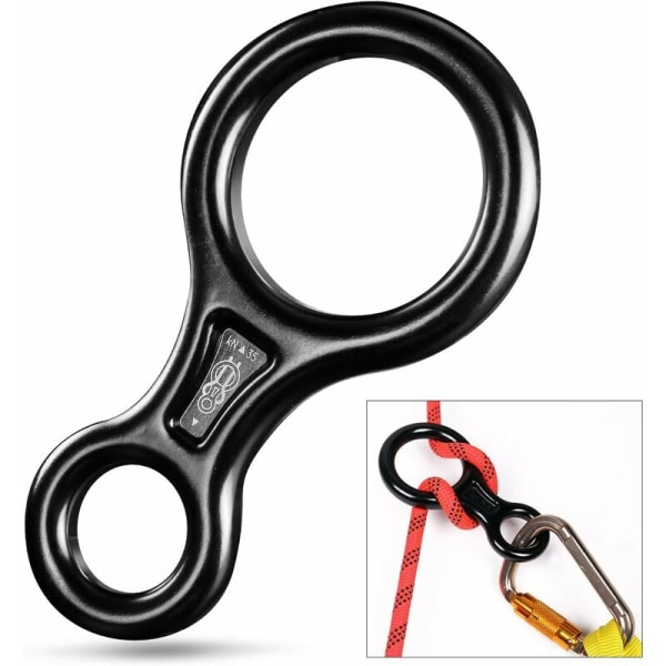 Rappelling Equipment Descender Equipment, Descender Descending Climbing Descending Belaying Equipment Rappelling Device for Outdoor Leisure