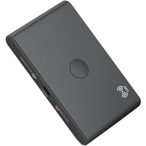 Bluetooth BT 5.0 Audio 3.5MM Sender Mottaker Adapter 2 i 1 Støtte NFC Håndfri Hodetelefon Mottaker