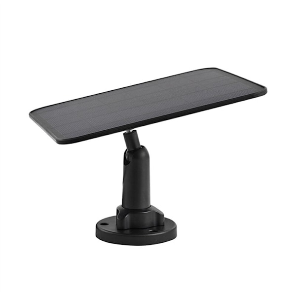 5V 5W Solpanel med Kabelkameraoplader 360° Justerbar til , Ring