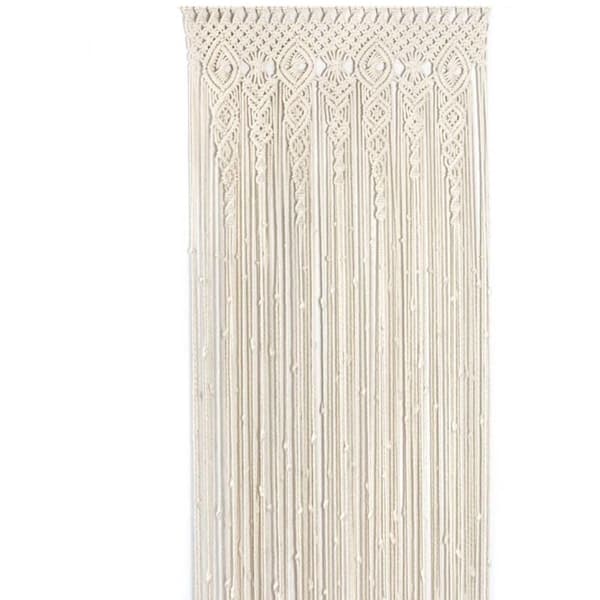 Gardinkappa 90x180 cm bohemisk macramé